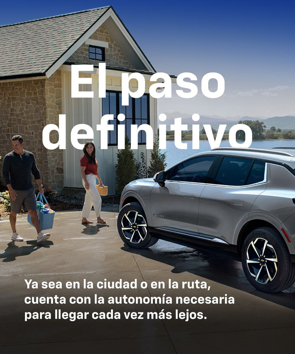 Vehículo Chevrolet eléctrico estacionado.
