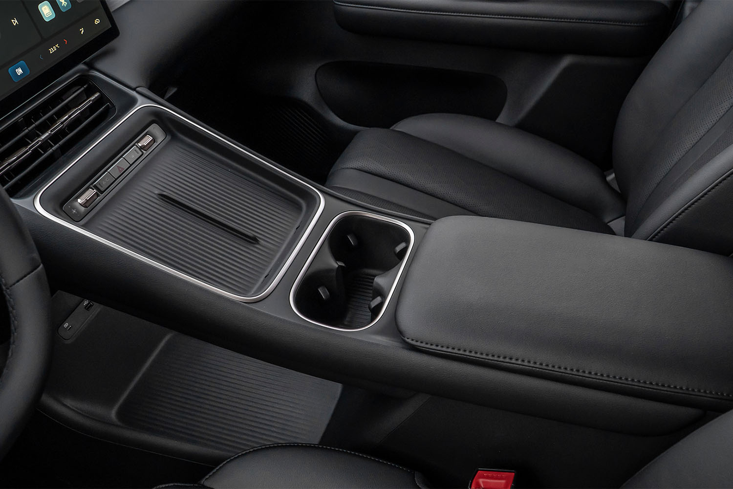 Consola central con portavasos de la Captiva EV