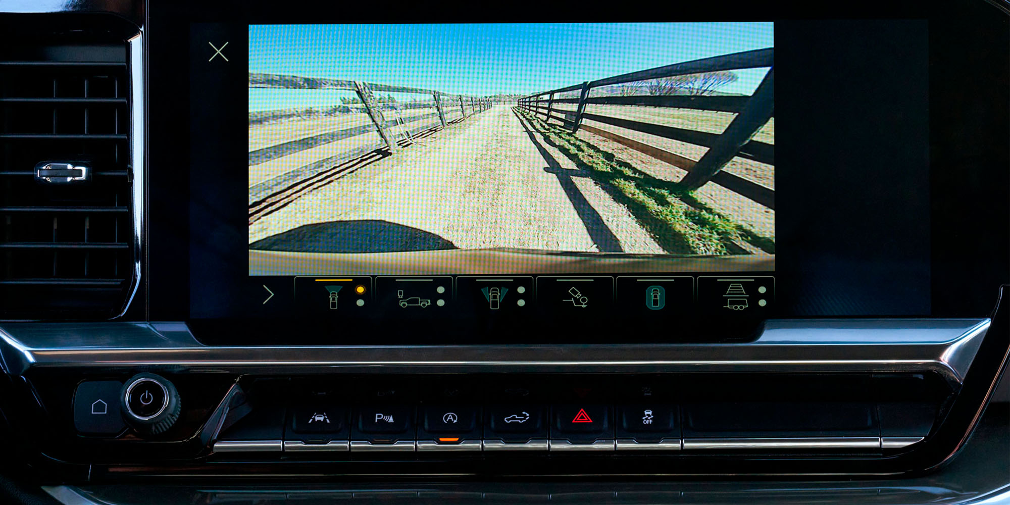 Cámara con múltiples vistas en la Chevrolet Silverado